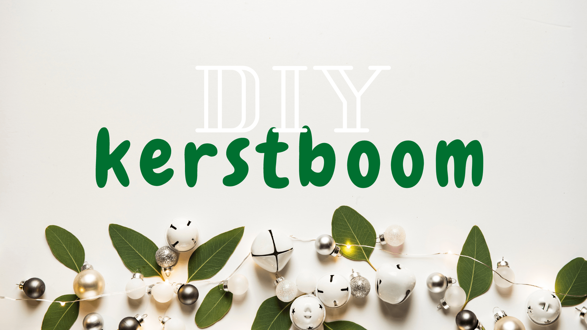 DIY-kerstboom: alternatieven voor een echte kerstboom