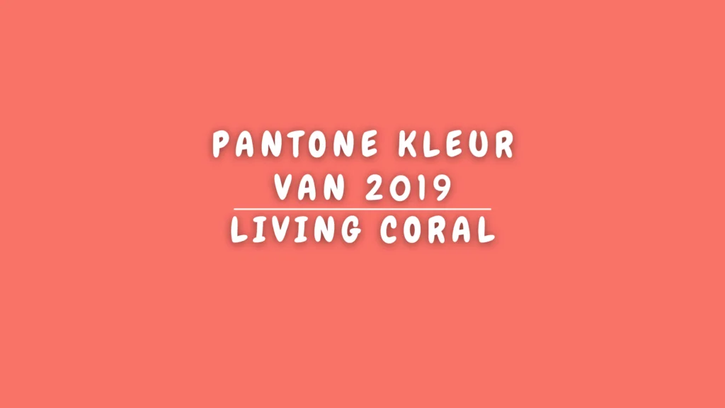 Banner Appartement - Pantone kleur van 2019 - Living coral