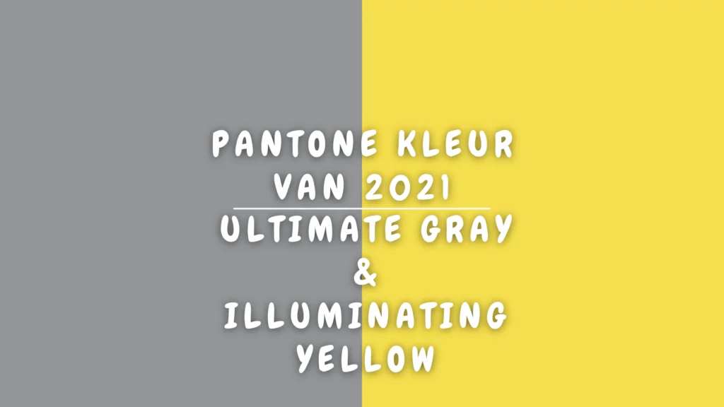 Banner Appartement - Pantone kleur van 2021 - Ultimate gray + illuminating yellow