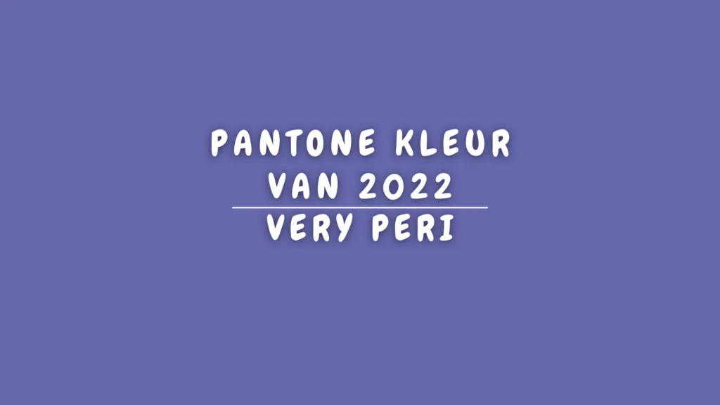 Banner Appartement - Pantone kleur van 2022 - Very Peri