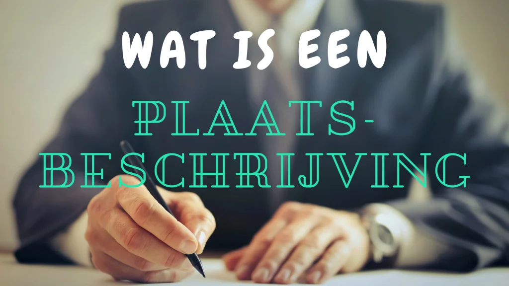 Wat is een plaatsbeschrijving - Appartement.be