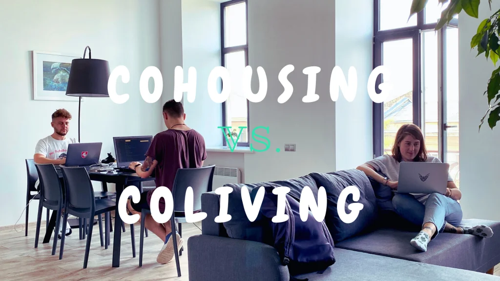 cohousing vs. coliving