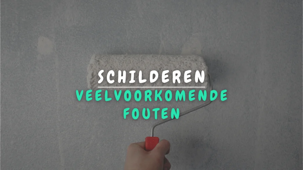 Banner Appartement - Veelvoorkomende fouten schilderen