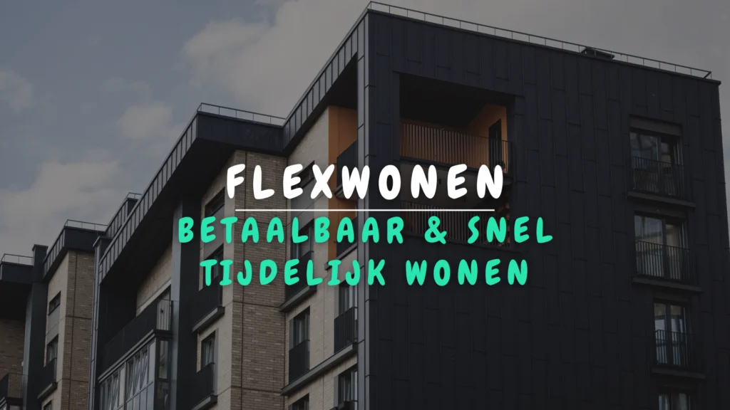 Banner Appartement - Flexwonen - betaalbaar en snel tijdelijk wonen