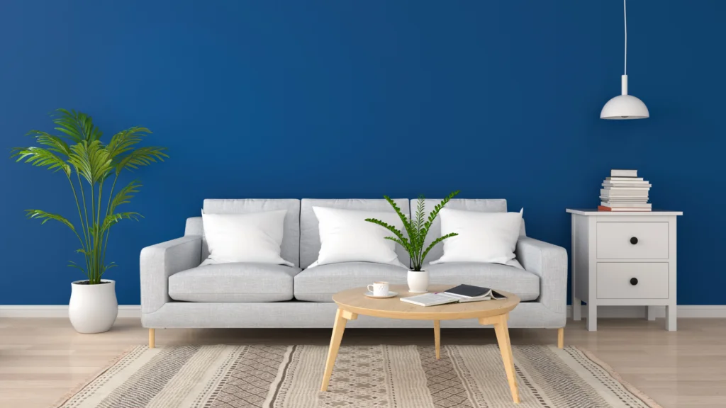 Banner Appartement - Pantone kleur van 2020 - Classic Blue - sfeerfoto