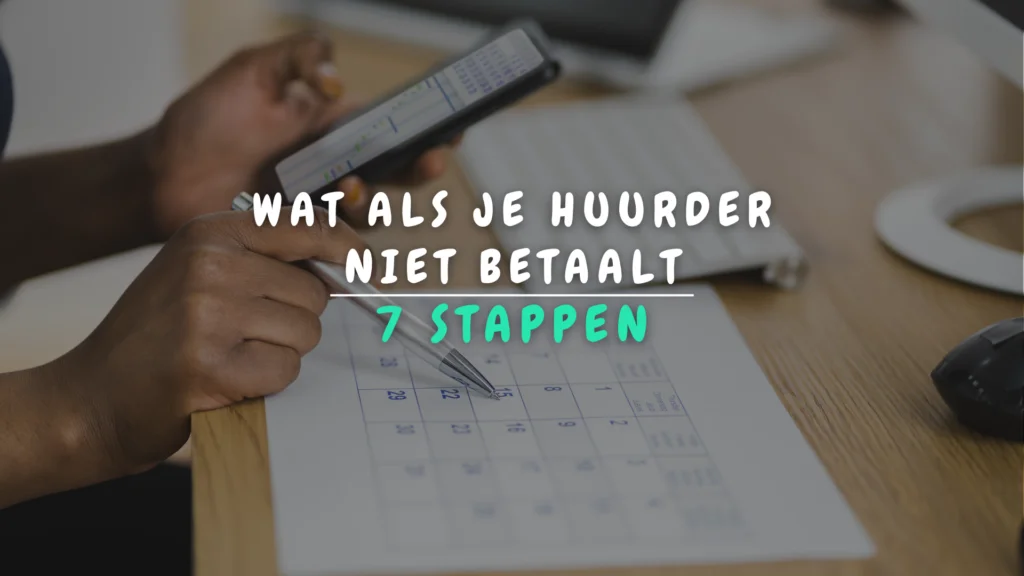 Banner Appartement - Wat als je huurder niet betaalt - 7 stappen