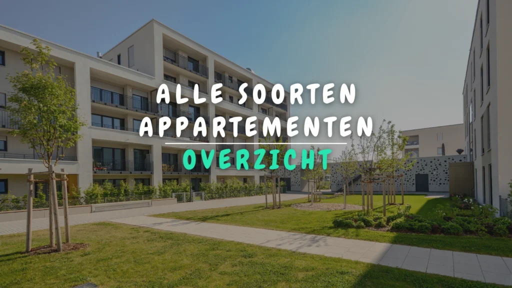 Banner Appartement - Overzicht van alle soorten appartementen