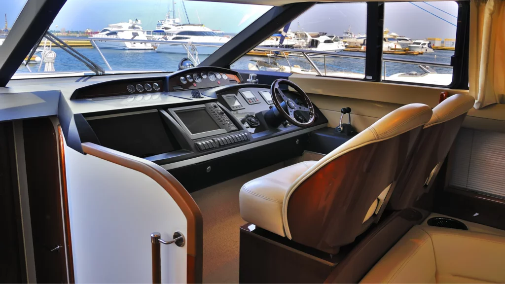 Living on a houseboat_ interior cockpit