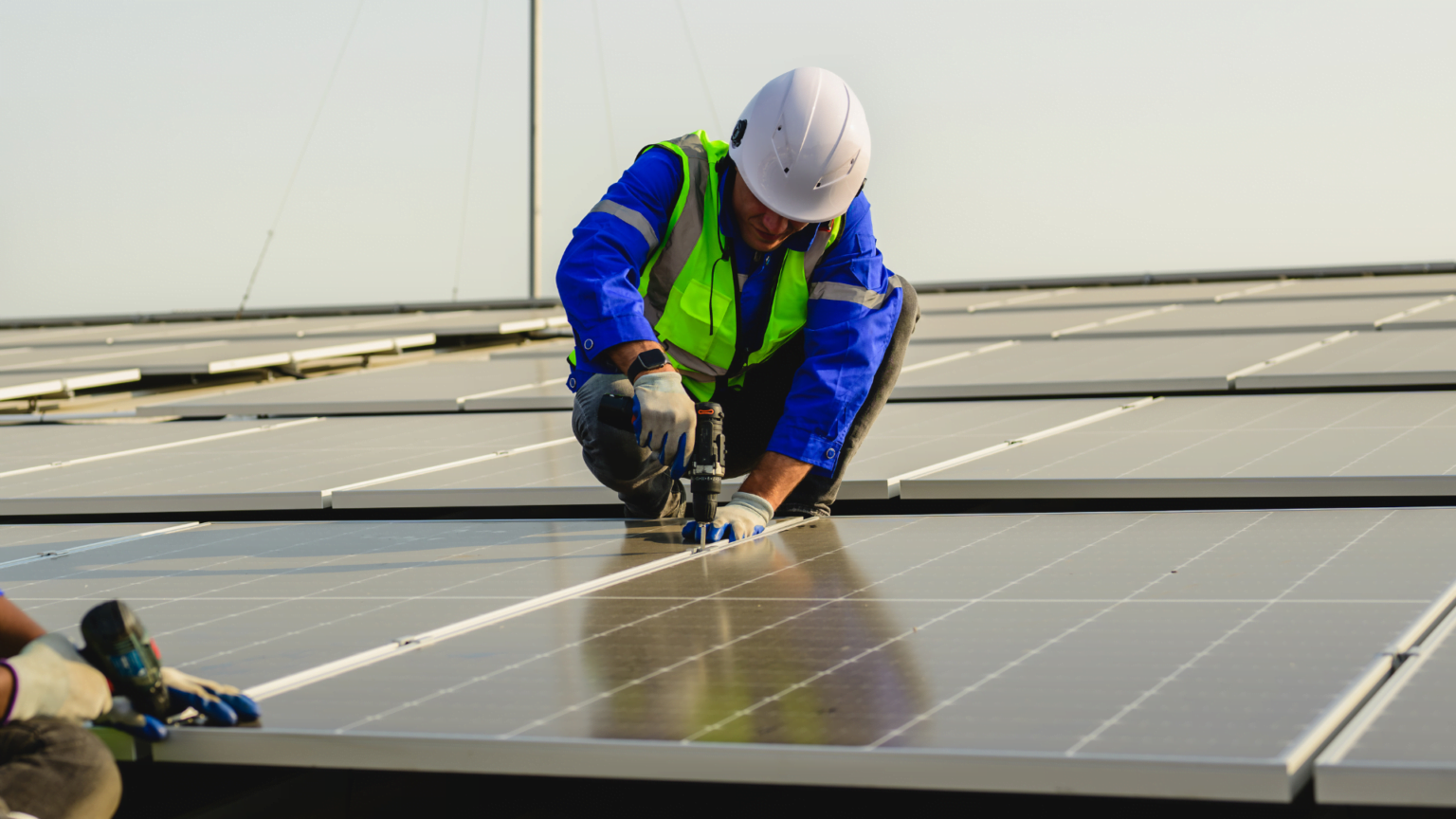 View of Installing solar panels on your apartment according to legislation