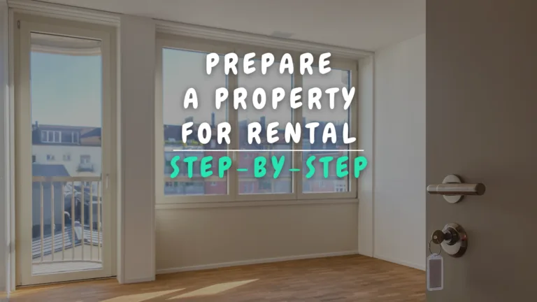 Banner Appartement - Prepare a property for rental