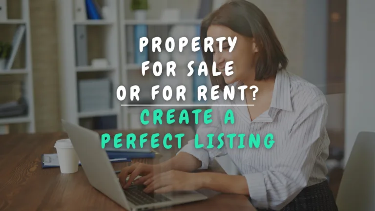Banner Appartement - Property for sale or for rent? Create a perfect listing