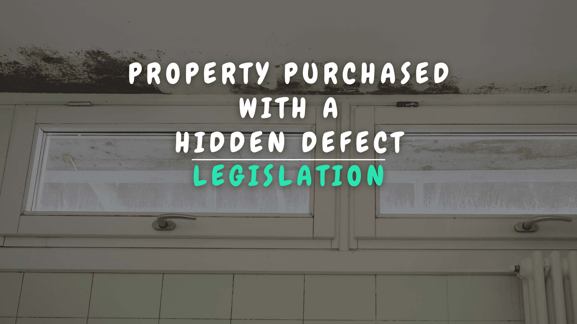 Property bought with hidden defect What now?