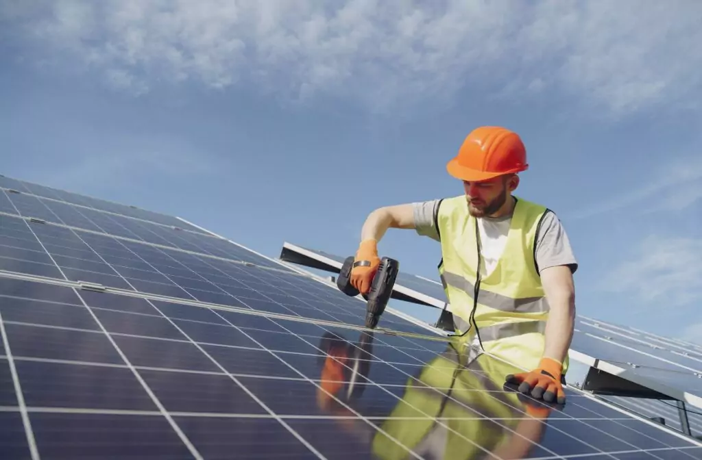 Zonnepanelen leggen